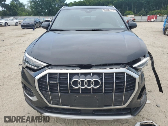 2019 Audi Q3 Premium Plus with VIN WA1BECF31K1082406, listed as a Copart auction lot 58633173 with 7,619 mi miles. Bid and sale history available at carsss.com. Image 5.