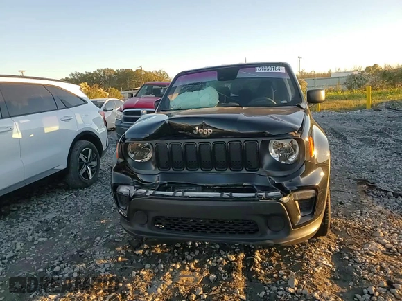 2021 Jeep Renegade Jeepster with VIN ZACNJCAB8MPM18162, listed as a Copart auction lot 81050164 with 37,526 mi miles and Salvage title. Bid and sale history available at DreamBid. Image 12.