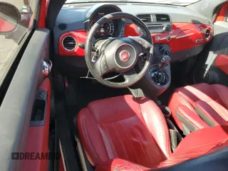 2015 FIAT 500 Turbo with VIN 3C3CFFHH6FT690068, listed as a Copart auction lot 42636185 with 79,249 mi miles and Salvage Title. Bid and sale history available at carsss.com. Image 8.