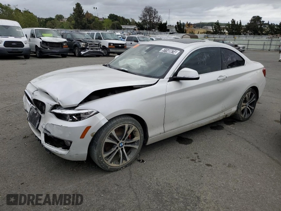 2016 BMW 2 Series 228i with VIN WBA1F9C57GV545699, listed as a Copart auction lot 51140674 with 135,024 mi miles and Clean Title. Bid and sale history available at carsss.com. Image 1.