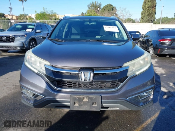 2015 Honda CR-V EX-L with VIN 2HKRM3H76FH536932, listed as a IAAI auction lot 41701971 with 155,626 mi miles and . Bid and sale history available at carsss.com. Image 13.