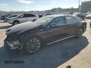 2019 Lexus LS with VIN JTHC5LFF7K5005762, listed as a Copart auction lot 83440964 with 41,412 mi miles and Salvage Title. Bid and sale history available at carsss.com. Image 1.