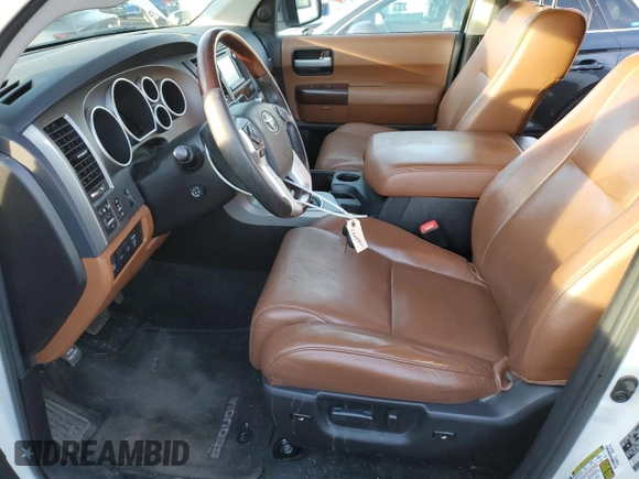 2015 Toyota Sequoia Platinum with VIN 5TDDY5G18FS117921, listed as a Copart auction lot 81804294 with 129,679 mi miles and Salvage Title. Bid and sale history available at carsss.com. Image 7.