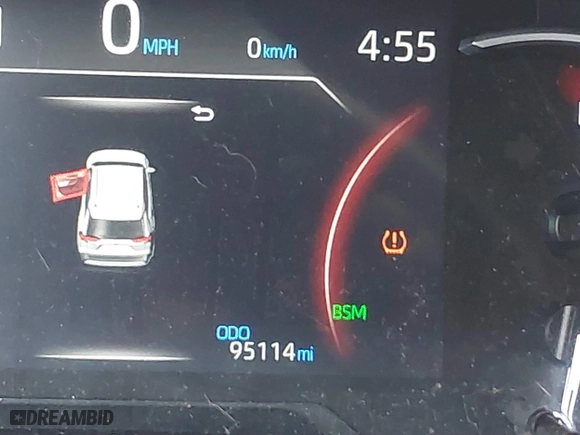 2019 Toyota RAV4 Limited with VIN JTMN1RFV4KD501124, listed as a IAAI auction lot 41510377 with 95,114 mi miles. Bid and sale history available at carsss.com. Image 15.