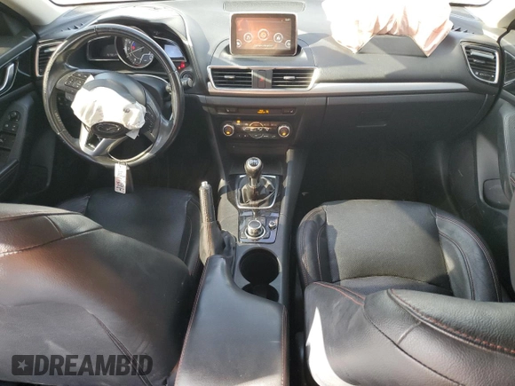 2015 Mazda 3 S Grand Touring with VIN JM1BM1M3XF1263185, listed as a Copart auction lot 41847175 with 157,301 mi miles and Salvage Title. Bid and sale history available at DreamBid. Image 8.