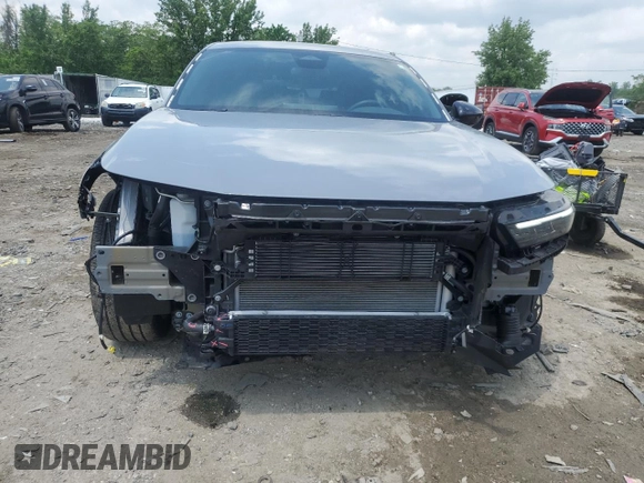 2025 Honda Accord Sport-L with VIN 1HGCY2F7XSA010975, listed as a Copart auction lot 57308645 with 13,742 mi miles and Salvage title. Bid and sale history available at DreamBid. Image 5.