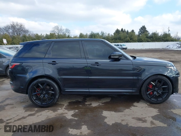 2019 Land Rover Range Rover Sport SVR with VIN SALWZ2SE6KA845929, listed as a IAAI auction lot 41557635 with 77,622 mi miles and . Bid and sale history available at DreamBid. Image 14.