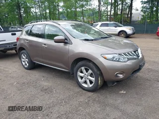 2009 Nissan Murano S with VIN JN8AZ18W69W138889, listed as a IAAI auction lot 42162009 with 97,615 mi miles. Bid and sale history available at carsss.com. Image 1.