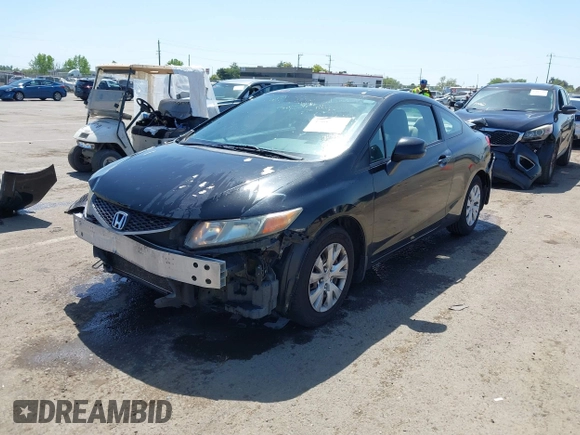 2012 Honda Civic Cpe LX with VIN 2HGFG3B50CH519325, listed as a IAAI auction lot 42084774 with 168,807 mi miles. Bid and sale history available at carsss.com. Image 18.