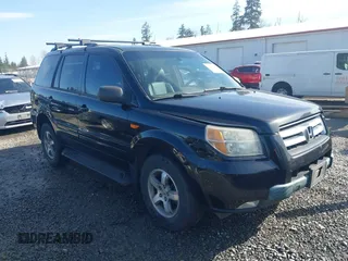 2006 Honda Pilot EX with VIN 5FNYF28466B049833, listed as a IAAI auction lot 41939721 with 238,995 mi miles and . Bid and sale history available at DreamBid. Image 1.