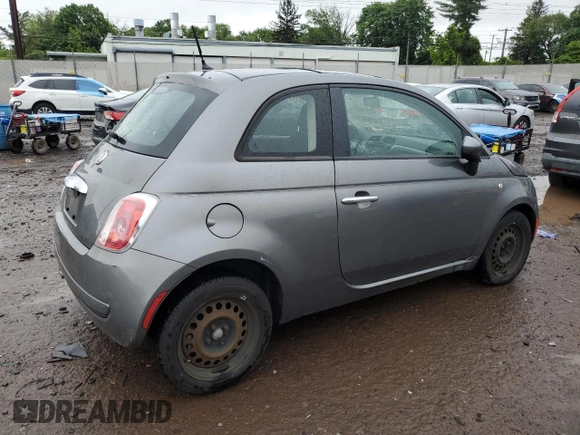 2012 FIAT 500 Pop z VIN 3C3CFFAR4CT365577, wystawiony jako Copart lot #57968185 z przebiegiem 104 332 mil mil oraz Szkoda całkowita • Salvage title. Historia ofert i sprzedaży dostępna na DreamBid. Obrazek 3.