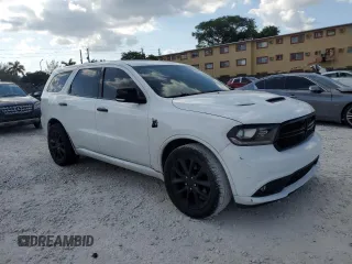 2017 Dodge Durango R/T with VIN 1C4SDHCT7HC936581, listed as a Copart auction lot 53544365 with 126,393 mi miles and Salvage title. Bid and sale history available at DreamBid. Image 4.