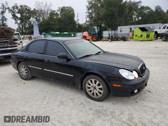 2005 Hyundai Sonata GLS with VIN KMHWF35H75A107827, listed as a Copart auction lot 76995514 with 241,496 mi miles and Non Repairable. Bid and sale history available at carsss.com. Image 4.
