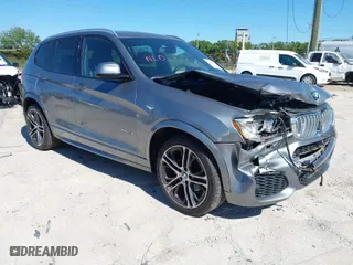 2015 BMW X3 xDrive28i with VIN 5UXWX9C51F0D49826, listed as a IAAI auction lot 41835725 with 139,938 mi miles. Bid and sale history available at carsss.com. Image 1.