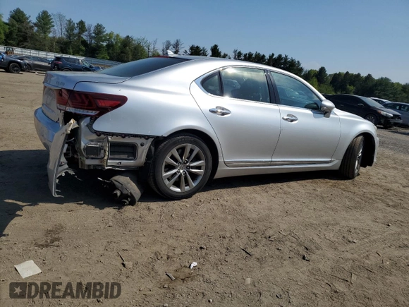 2013 Lexus LS 460 with VIN JTHCL5EF2D5019526, listed as a Copart auction lot 55359565 with 115,173 mi miles and Salvage title. Bid and sale history available at DreamBid. Image 3.
