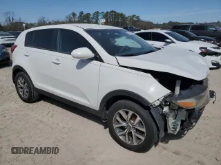 2015 Kia Sportage LX with VIN KNDPB3AC3F7701067, listed as a Copart auction lot 48159175 with 196,064 mi miles and Salvage Title. Bid and sale history available at carsss.com. Image 4.