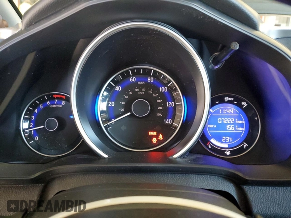 2019 Honda Fit LX with VIN 3HGGK5G42KM727687, listed as a Copart auction lot 89368705 with 72,221 mi miles and Salvage Title. Bid and sale history available at DreamBid. Image 9.