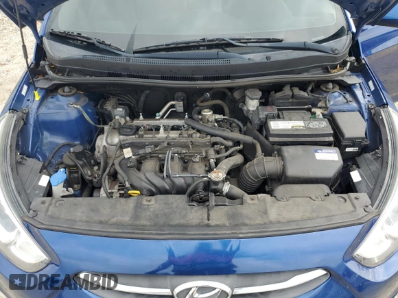 2017 Hyundai Accent SE with VIN KMHCT4AE5HU279435, listed as a Copart auction lot 87079404 with 126,166 mi miles and Salvage Title. Bid and sale history available at carsss.com. Image 11.