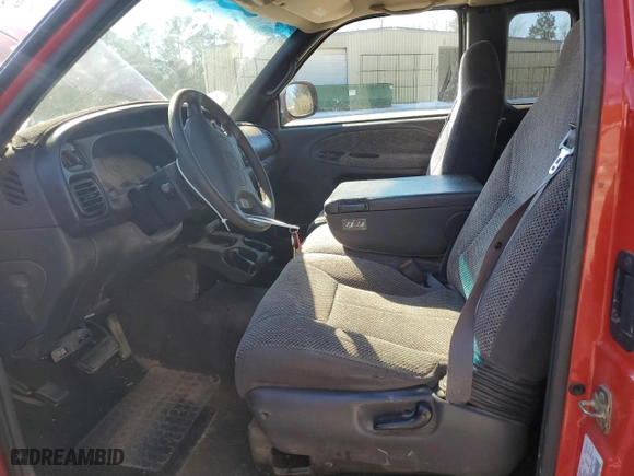 1999 Dodge Ram 1500 with VIN 3B7HC13Z0XG163344, listed as a Copart auction lot 45972725 with 140,899 mi miles and Salvage Title. Bid and sale history available at carsss.com. Image 7.