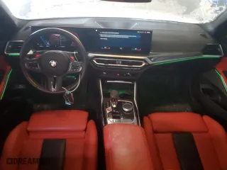 2023 BMW M3 Competition xDrive with VIN WBS43AY04PFN47162, listed as a Copart auction lot 89130455 with 7,434 mi miles and Salvage Title. Bid and sale history available at carsss.com. Image 8.