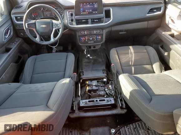 2021 Chevrolet Tahoe Commercial z VIN 1GNSCLED6MR286927, wystawiony jako Copart lot #49970565 z przebiegiem 99 471 mil mil oraz Szkoda całkowita • Salvage title. Historia ofert i sprzedaży dostępna na DreamBid. Obrazek 8.