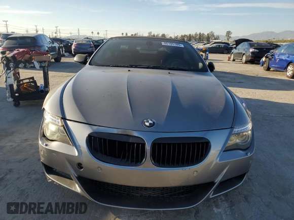 2009 BMW 6 Series 650i with VIN WBAEB535X9C224051, listed as a Copart auction lot 46105185 with 152,898 mi miles and Salvage Title. Bid and sale history available at carsss.com. Image 5.