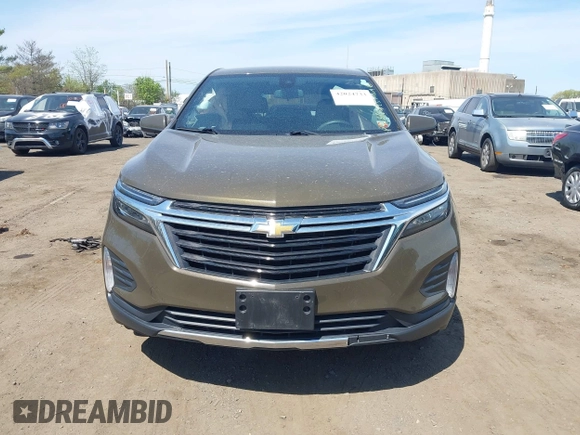 2023 Chevrolet Equinox LT with VIN 3GNAXUEG0PL248041, listed as a IAAI auction lot 42024733 with 56,458 mi miles and . Bid and sale history available at DreamBid. Image 12.