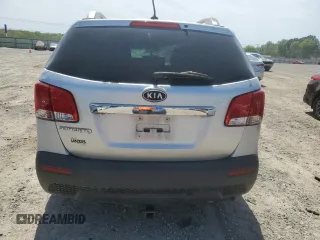 2013 Kia Sorento LX with VIN 5XYKT4A22DG327426, listed as a Copart auction lot 52212045 with 153,820 mi miles and Salvage Title. Bid and sale history available at carsss.com. Image 6.