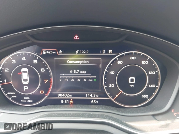 2018 Audi A5 Sportback Prestige с VIN WAUCNCF55JA107556, выставлен на аукционе IAAI как лот 42390733 с пробегом 90 402 миль миль и . История ставок и продаж доступна на DreamBid. Изображение 7.