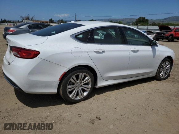 2015 Chrysler 200 Limited with VIN 1C3CCCAB7FN655195, listed as a Copart auction lot 55352195 with 147,546 mi miles and Clean Title. Bid and sale history available at carsss.com. Image 3.