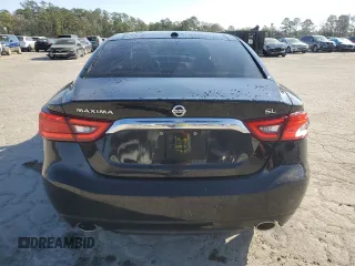 2017 Nissan Maxima SV with VIN 1N4AA6AP8HC440368, listed as a Copart auction lot 48684055 with 96,400 mi miles and Salvage Title. Bid and sale history available at carsss.com. Image 6.