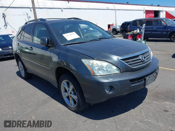 2006 Lexus RX 400h with VIN JTJHW31U062004418, listed as a IAAI auction lot 42730795 with 211,974 mi miles and . Bid and sale history available at DreamBid. Image 1.