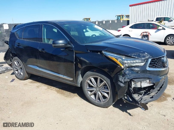 2021 Acura RDX w/Technology Package with VIN 5J8TC1H50ML014819, listed as a IAAI auction lot 41684916 with 46,720 mi miles. Bid and sale history available at carsss.com. Image 1.