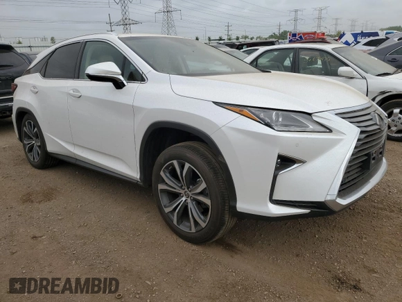 2018 Lexus RX 350 with VIN 2T2BZMCA0JC142572, listed as a Copart auction lot 56173905 with 68,432 mi miles and Salvage title. Bid and sale history available at DreamBid. Image 4.