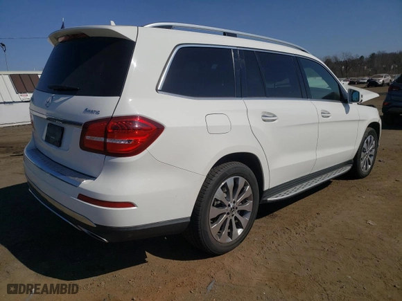 2018 Mercedes-Benz GLS with VIN 4JGDF6EE0JB073183, listed as a Copart auction lot 48971365 with 96,250 mi miles and Salvage Title. Bid and sale history available at carsss.com. Image 3.
