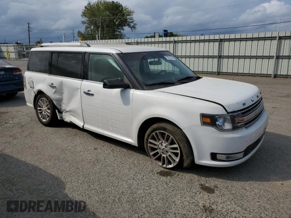 2017 Ford Flex SEL with VIN 2FMGK5C87HBA03846, listed as a Copart auction lot 78281354 with 141,874 mi miles and Salvage Title. Bid and sale history available at carsss.com. Image 4.