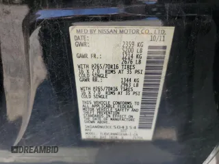 2012 Nissan Xterra X with VIN 5N1AN0NU3CC504154, listed as a Copart auction lot 56502705 with 271,418 mi miles and Salvage title. Bid and sale history available at DreamBid. Image 14.