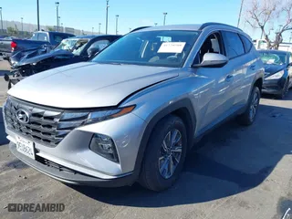 2023 Hyundai Tucson Hybrid Blue with VIN KM8JBCA13PU090718, listed as a IAAI auction lot 41730308 with 18,253 mi miles. Bid and sale history available at carsss.com. Image 19.