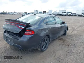 2015 Dodge Dart GT with VIN 1C3CDFEBXFD193987, listed as a IAAI auction lot 41554735 with 143,161 mi miles. Bid and sale history available at carsss.com. Image 4.