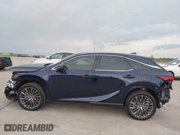 2025 Lexus RX 350 with VIN 2T2BAMBA0SC058567, listed as a IAAI auction lot 42170278 with 9,567 mi miles and . Bid and sale history available at DreamBid. Image 14.