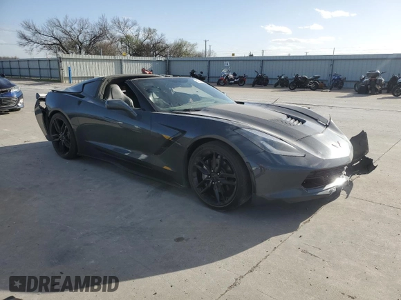 2019 Chevrolet Corvette 1LT with VIN 1G1YB2D72K5110644, listed as a Copart auction lot 49633115 with 95,213 mi miles and Salvage title. Bid and sale history available at DreamBid. Image 4.