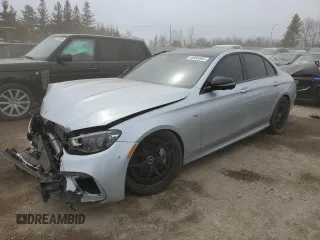 2022 Mercedes-Benz E 53 AMG with VIN W1KZF6BB7NB089512, listed as a Copart auction lot 45865555 with Not Provided miles and Salvage Title. Bid and sale history available at DreamBid. Image 1.