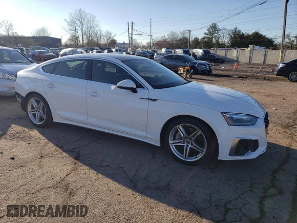 2021 Audi A5 Sportback S line Premium with VIN WAUDACF50MA021544, listed as a Copart auction lot 41291424 with 61,751 mi miles. Bid and sale history available at carsss.com. Image 4.