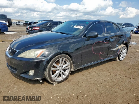 2006 Lexus IS 250 z VIN JTHBK262562003446, wystawiony jako Copart lot #58966215 z przebiegiem 234 455 mil mil oraz Szkoda całkowita • Salvage title. Historia ofert i sprzedaży dostępna na DreamBid. Obrazek 1.