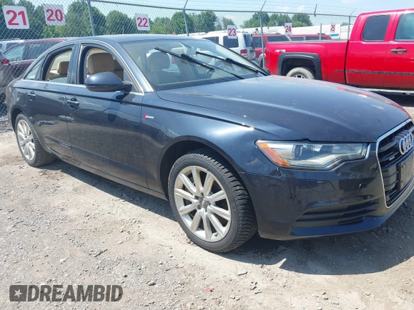 2014 Audi A6 Premium Plus z VIN WAUFGAFC1EN068005, wystawiony jako IAAI lot #42577265 z przebiegiem 109 947 mil mil oraz . Historia ofert i sprzedaży dostępna na DreamBid. Obrazek 1.