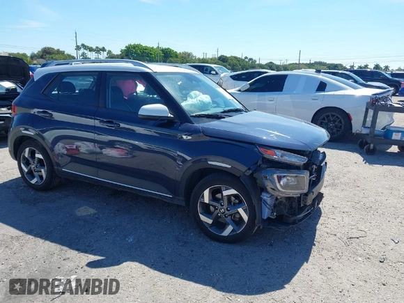 2023 Hyundai Venue SEL with VIN KMHRC8A34PU232220, listed as a IAAI auction lot 41699038 with 40,759 mi miles and . Bid and sale history available at carsss.com. Image 1.