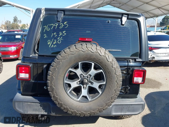 2023 Jeep Wrangler Willys with VIN 1C4HJXDN0PW597768, listed as a IAAI auction lot 41645815 with 23,717 mi miles and . Bid and sale history available at DreamBid. Image 17.