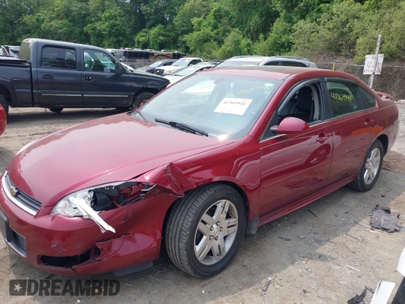 2011 Chevrolet Impala LT Fleet with VIN 2G1WG5EK2B1274359, listed as a IAAI auction lot 42369941 with 123,038 mi miles and . Bid and sale history available at DreamBid. Image 2.