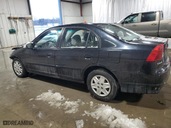 2005 Honda Civic Sdn LX SSRS with VIN 2HGES16685H568471, listed as a Copart auction lot 44326865 with 0 mi miles and Salvage Title. Bid and sale history available at carsss.com. Image 2.