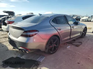 2023 Genesis G70 2.0T with VIN KMTG34TA0PU133444, listed as a Copart auction lot 75122434 with 0 mi miles and Non Repairable. Bid and sale history available at carsss.com. Image 3.